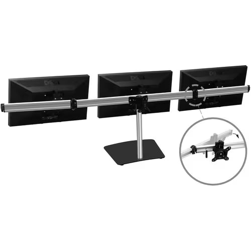 SIIG Premium Aluminum Triple Monitor Stand - 13" to 27"