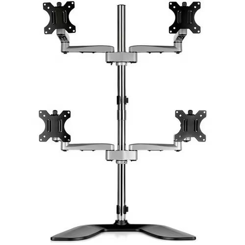 StarTech Quad Monitor Stand, Desktop VESA 4 Monitor Arm up to 32"