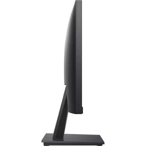Dell LCD monitor side profile with slim edge and rectangular stand base