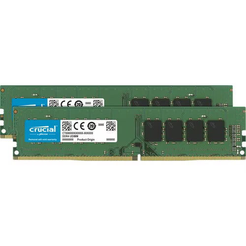 Crucial 16GB Kit (2x8GB) DDR4-3200 UDIMM Desktop Memory