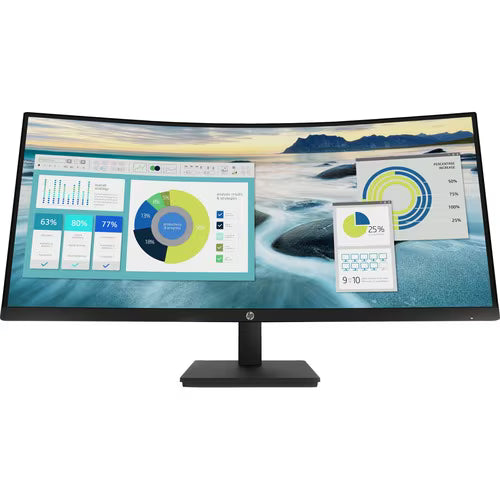HP P34HC G4 34" WQHD Curved LCD Monitor 3440x1440