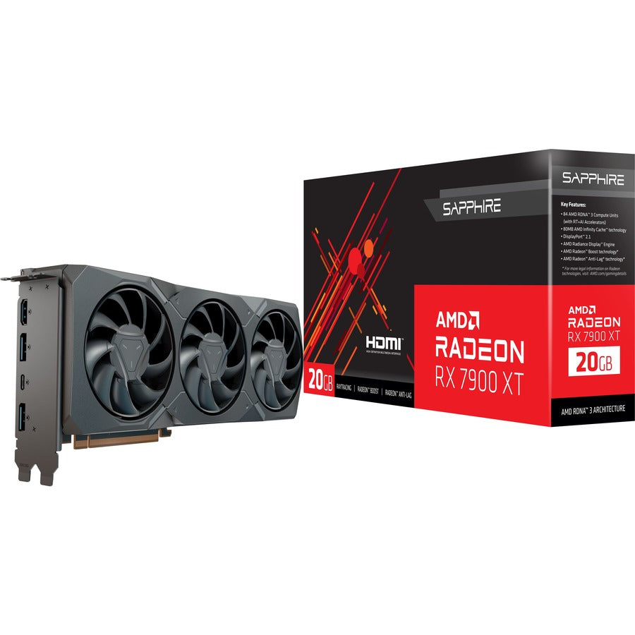 Sapphire AMD Radeon RX 7900 XT Graphic Card - 20 GB GDDR6