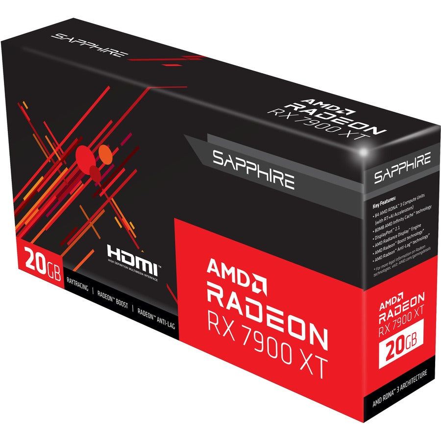 Sapphire AMD Radeon RX 7900 XT Graphic Card - 20 GB GDDR6