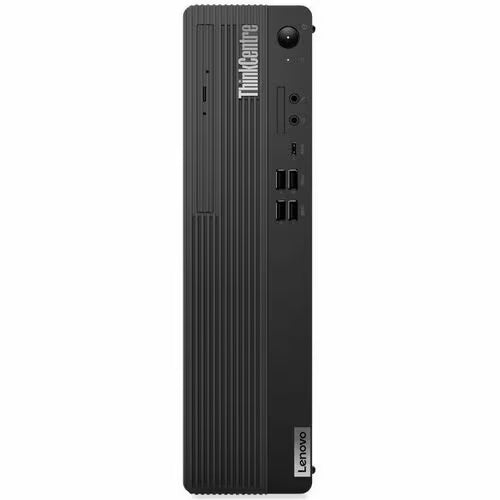 Black desktop PC tower rear panel with port openings and vented side