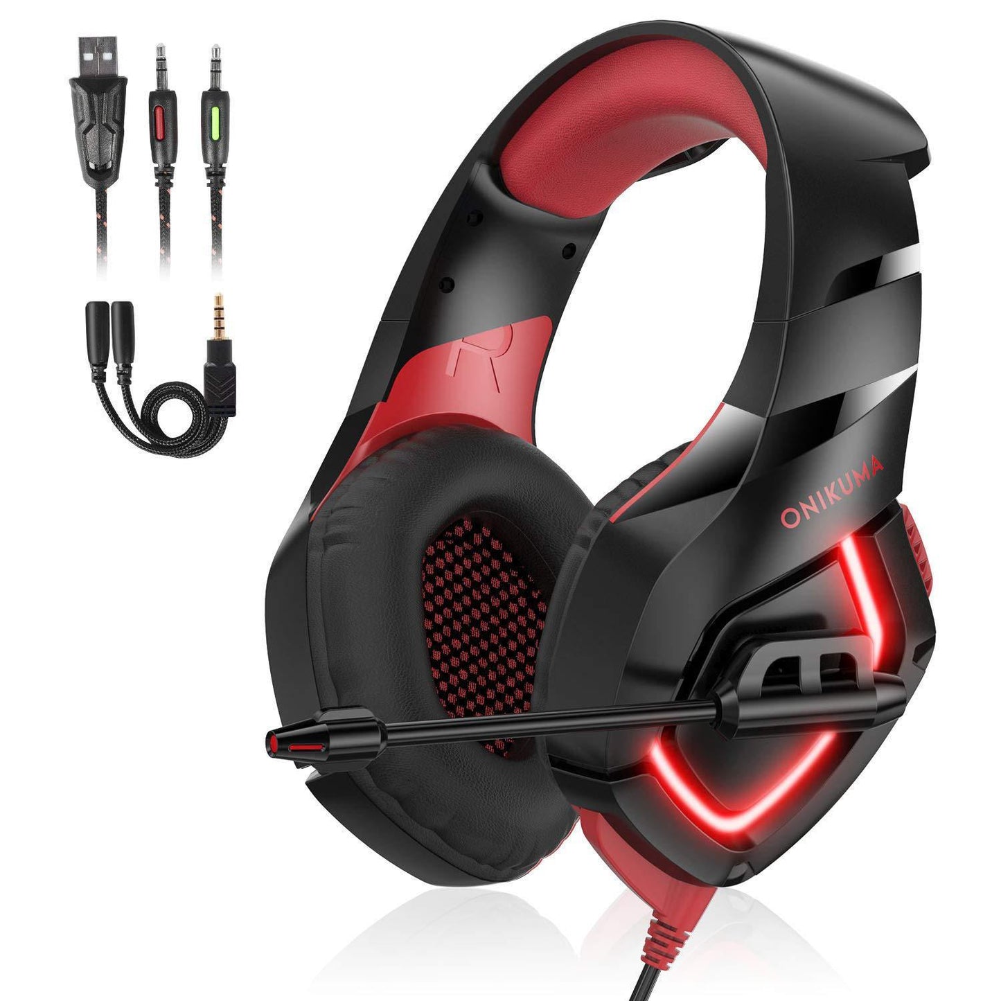 Wired LED ONIKUMA Gaming Headset