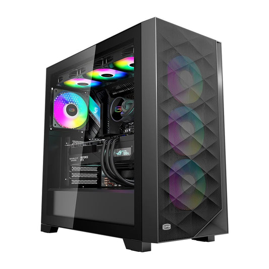 PCCOOLER C3D510 BK ARGB CPS PC Case