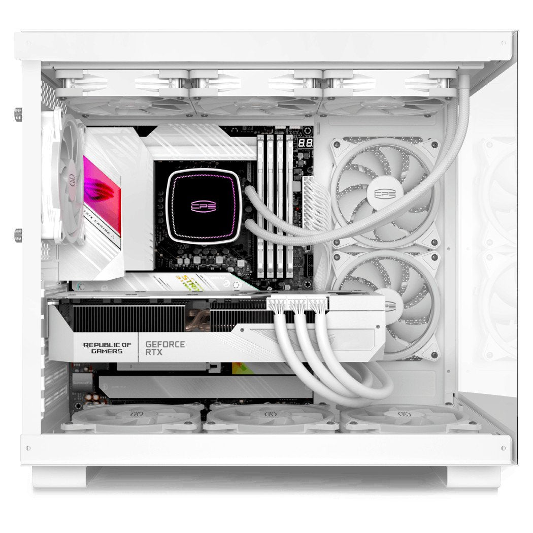 PCCOOLER CPS - C3 T500 ARGB White Gaming Desktop Case