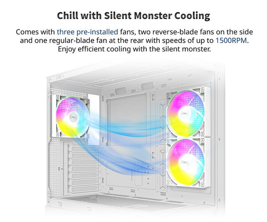 MONTECH XR ATX Mid-Tower PC Gaming Case