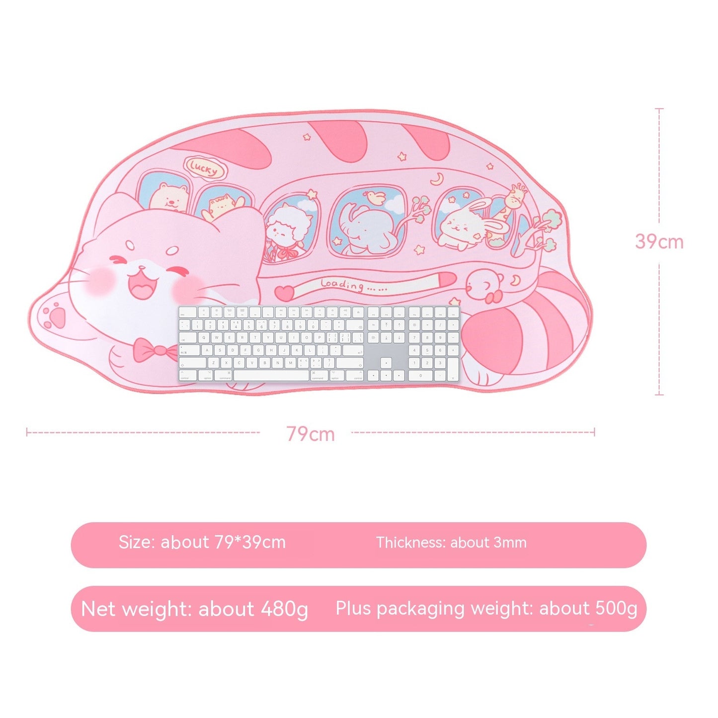 Cat Bus Mouse Pad