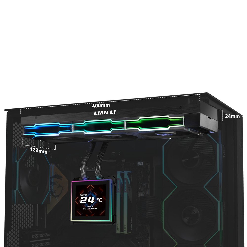 LIAN-LI Hydroshift II LCD-S 360 TL CPU Cooler