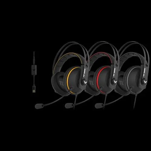 ASUS TUF GAMING H7 RED PC/ PS4 Gaming Headset with Onboard 7.1