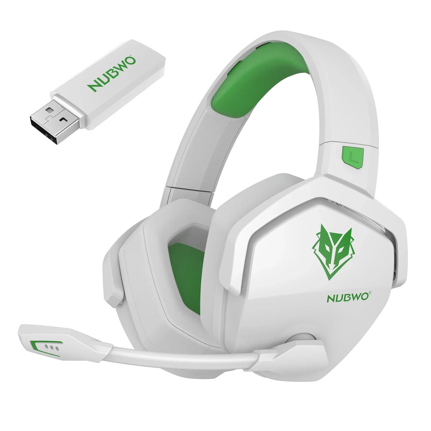 NUBWO G06 Wireless Gaming Headset Bluetooth 5.3 PS5 PC Noise Cancelling