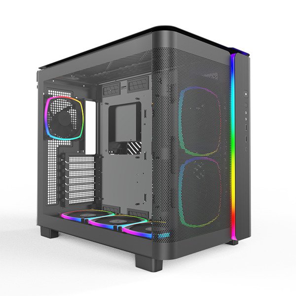 MONTECH KING 95 PRO (B) Dual-Chamber ATX Mid-Tower PC Gaming Case (Tempered Glass)