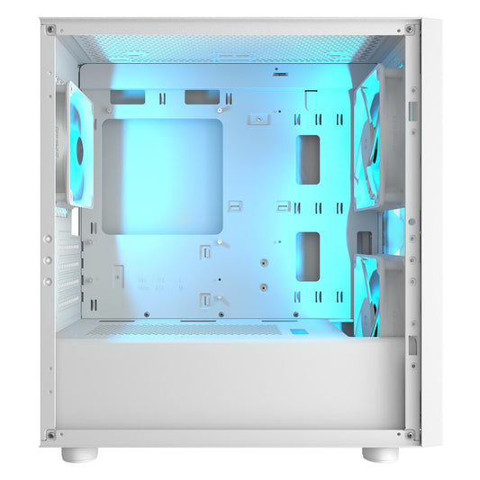 Cougar UNIFACE MINI RGB WHITE Mini Tower Mini ITX Case - ARGB Front & Rear fans