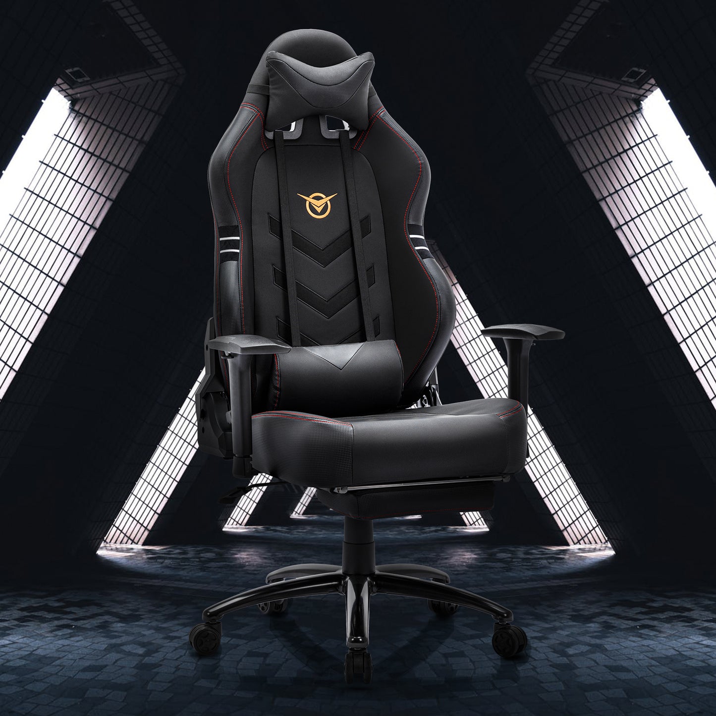 Black Racing-Style Gaming Chair