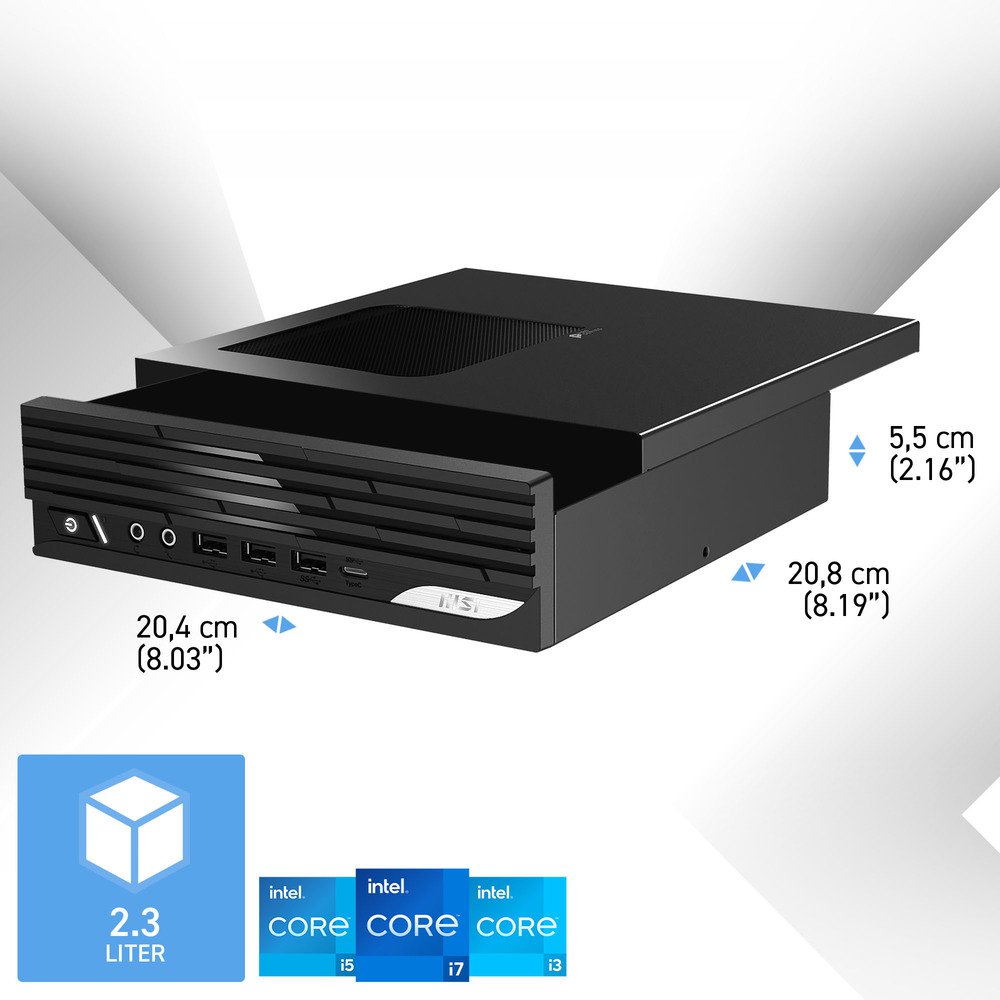 MSI PRO DP21 (Intel Core i7-13700, UHD 770, 16GB Memory, 500GB SSD)