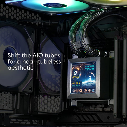 Lian Li Hydroshift 360 AIO HSLCD36RB - Pre-installed 3 x ARGB fans