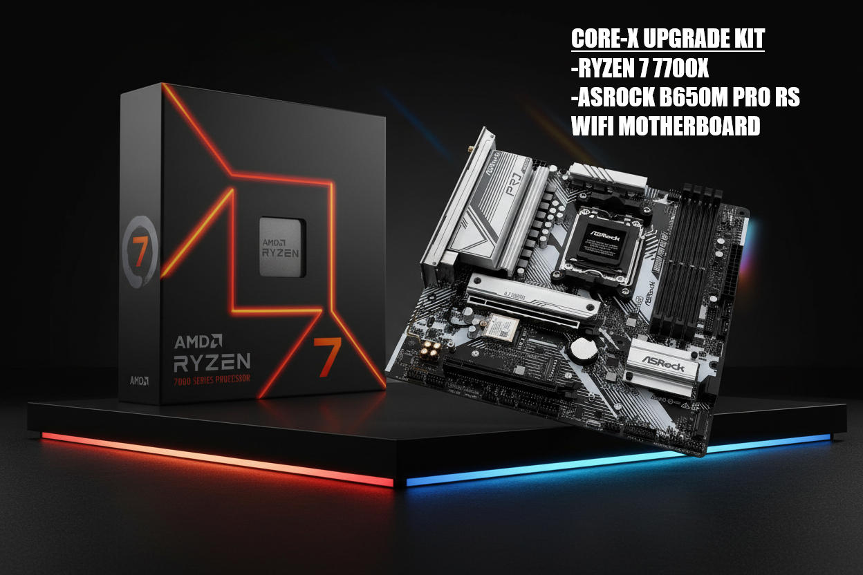 Nexurus Core-X Upgrade Kit (Ryzen 7 7700X + B650M WiFi)
