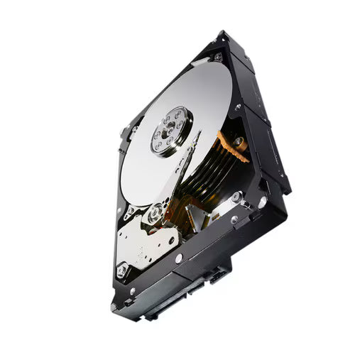 Seagate Constellation ES.3 3.5" SAS enterprise hard drive with exposed drive platters