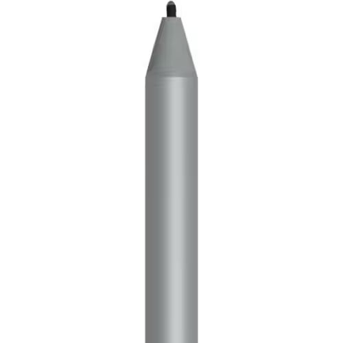 Platinum-gray stylus pen with pointed nib and rounded top end