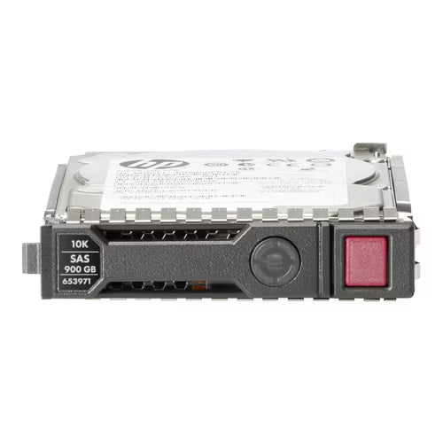 2.5-inch server hard drive front panel with SAS 10K label and red latch