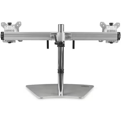 StarTech Dual Monitor Stand, Free Standing Desktop Pole Stand for 2x 24"