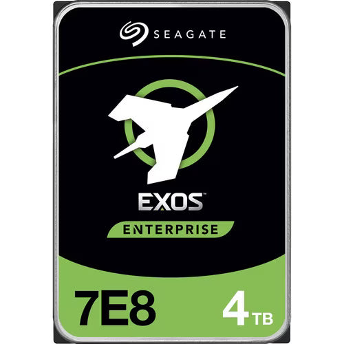 Seagate EXOS 7E8 enterprise 4TB 3.5-inch SATA hard drive, front label
