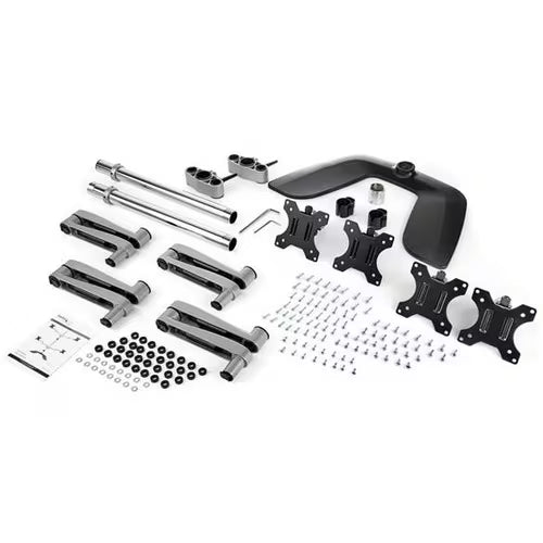 StarTech Quad Monitor Stand, Desktop VESA 4 Monitor Arm up to 32"
