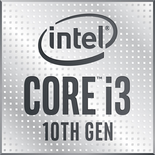 Intel Core i3 10th Gen desktop processor box front