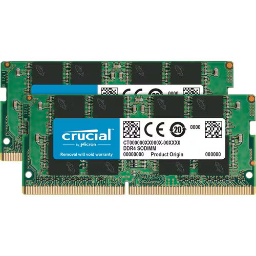 Crucial 16GB Kit (2x8GB) DDR4-3200 SODIMM Memory