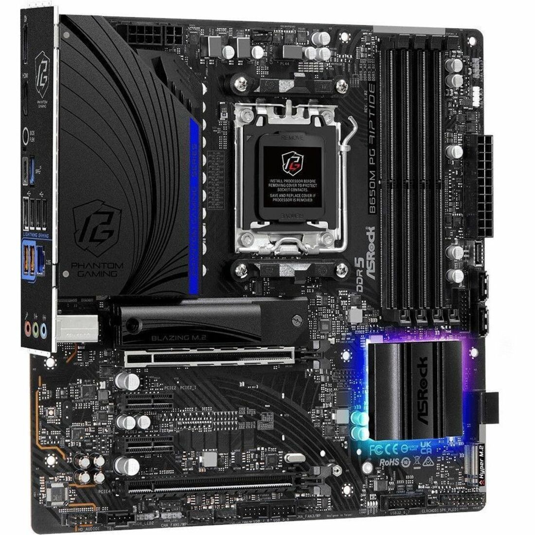 ASRock B650M PG Riptide AMD/AM5 Motherboard