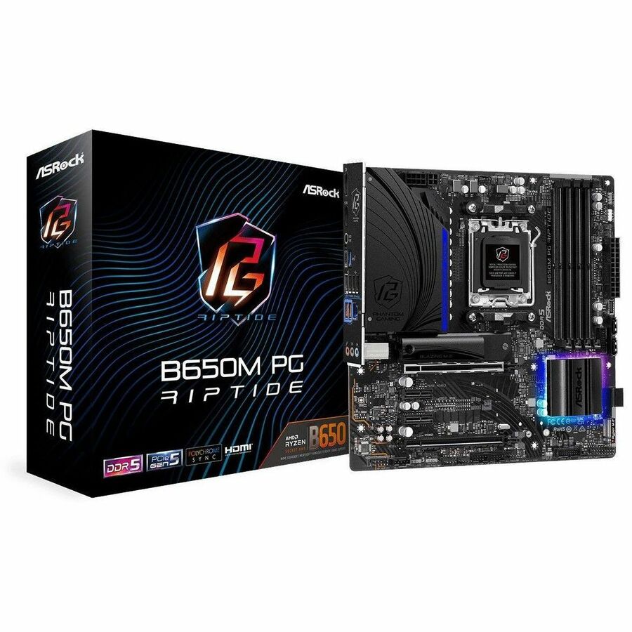 ASRock B650M PG Riptide AMD/AM5 Motherboard