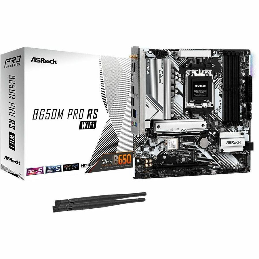 ASRock B650M Pro RS WiFi Gaming Desktop Motherboard