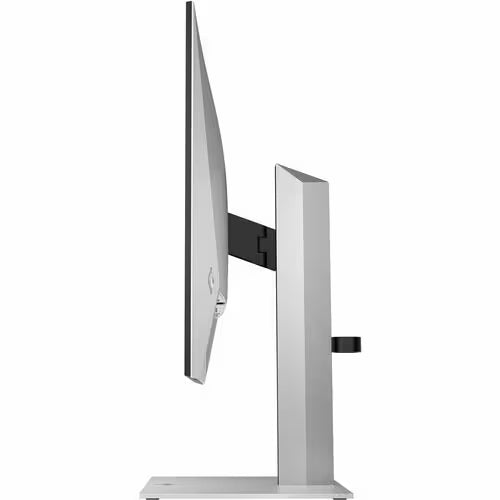 HP Series 7 Pro 23.8-inch FHD monitor side profile with black back and silver stand