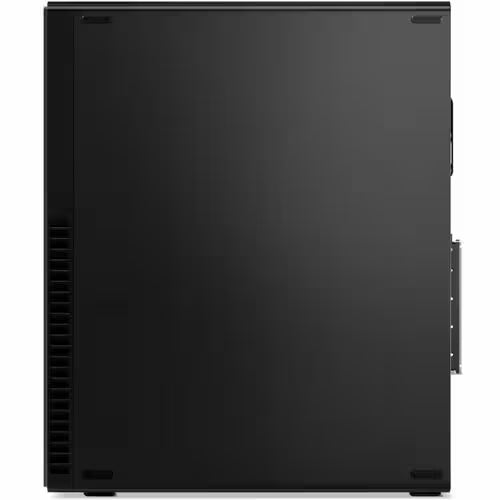 Black desktop PC tower rear cover with large panel and ventilation grilles