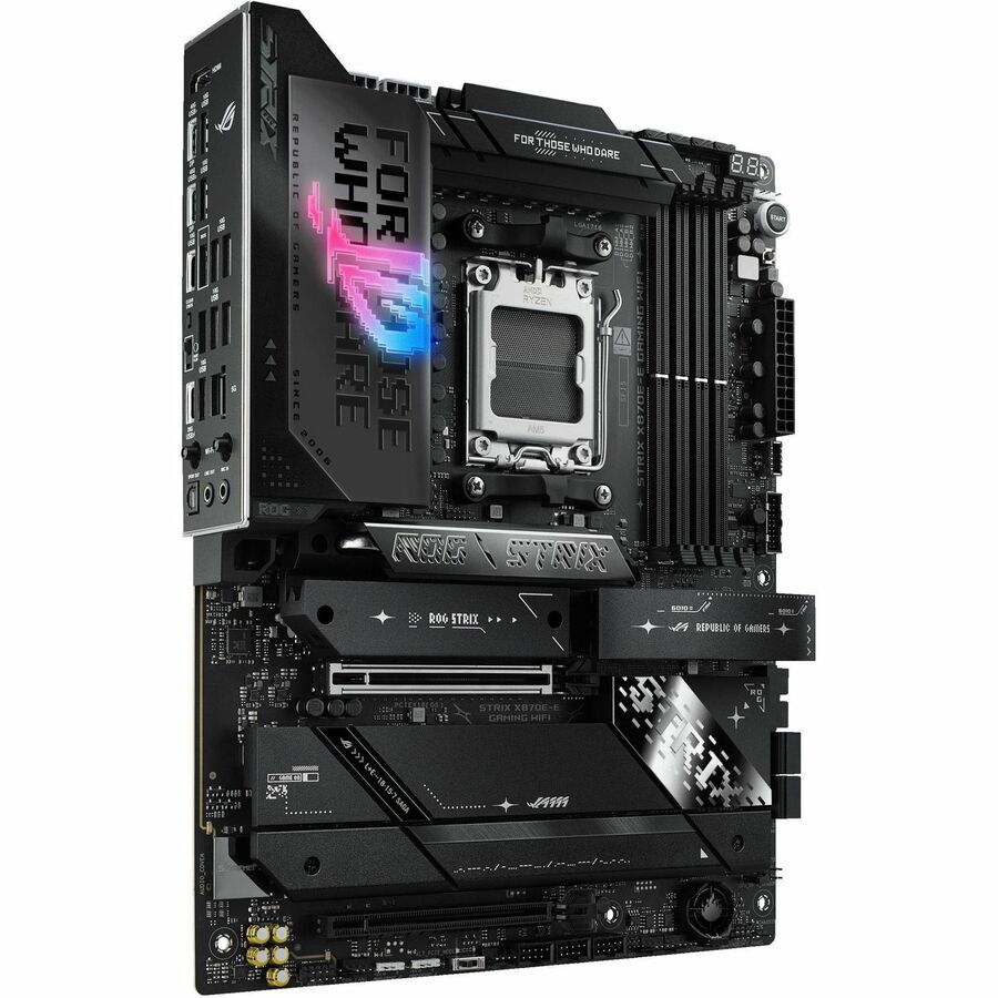 Asus ROG Strix X870E-E GAMING WIFI Gaming Desktop Motherboard- AMD X870E Chipset - Socket AM5 - ATX