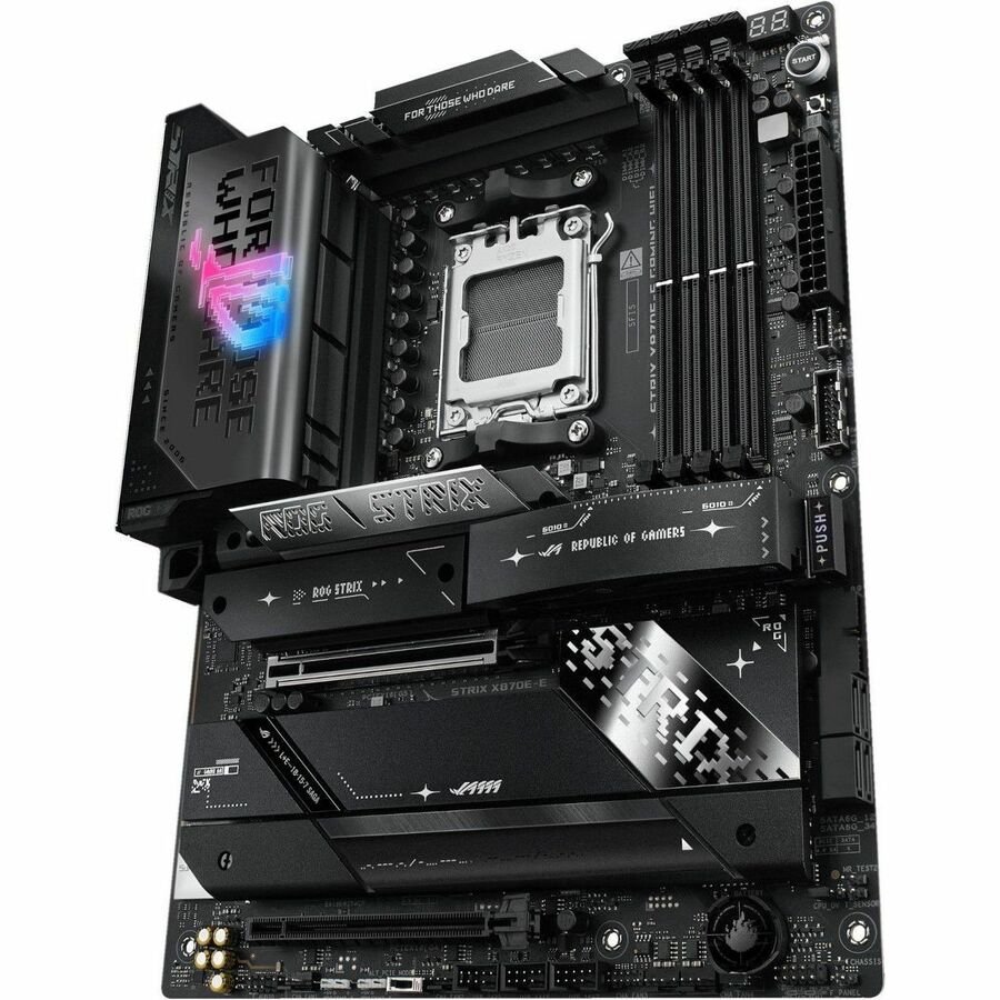 Asus ROG Strix X870E-E GAMING WIFI Gaming Desktop Motherboard- AMD X870E Chipset - Socket AM5 - ATX