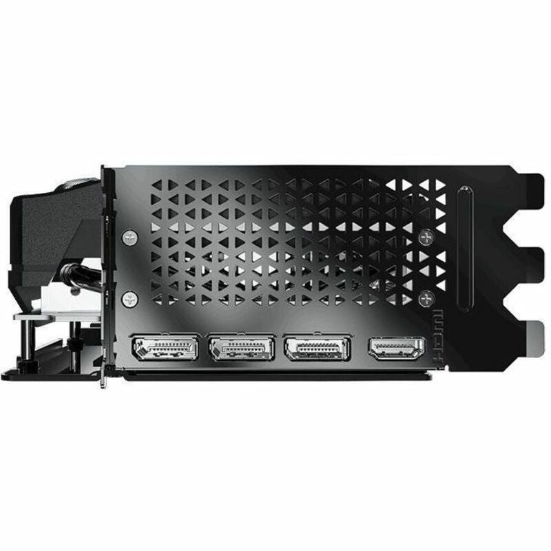 PNY GeForce RTX 5080 graphics card, backplate with ventilation cutouts
