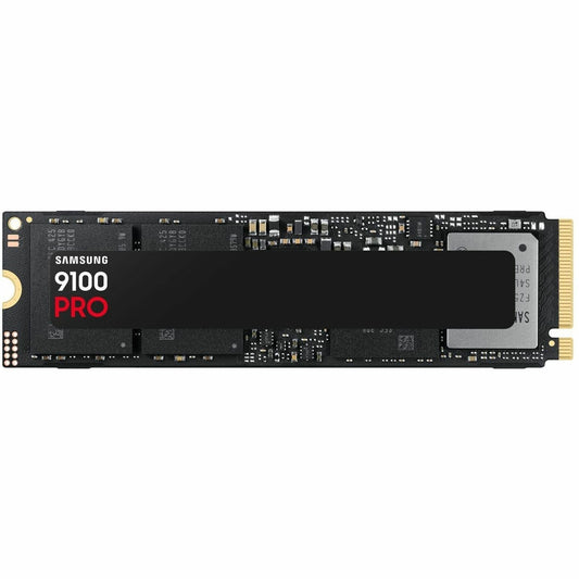 Samsung 9100 PRO NVMe M.2 2280 SSD, black PCB with gold edge connector