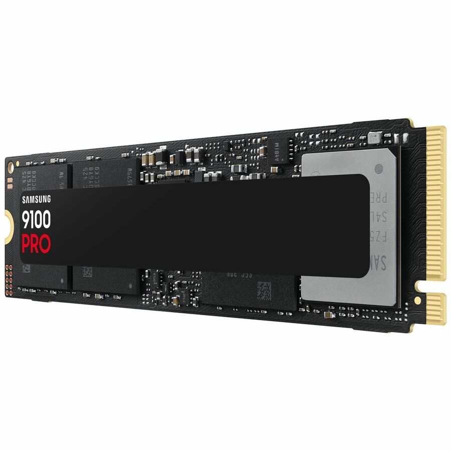Samsung 9100 PRO NVMe M.2 2280 SSD, black PCB with gold edge connector