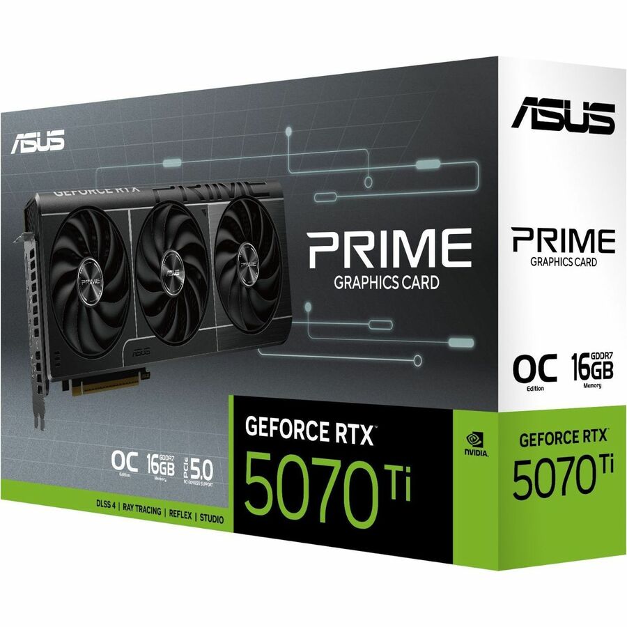 ASUS NVIDIA GeForce RTX 5070 Ti Graphic Card - 16 GB GDDR7 - PRIME OC Edition