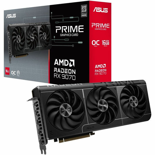 Asus AMD Radeon RX 9070 Graphic Card - 16 GB GDDR6