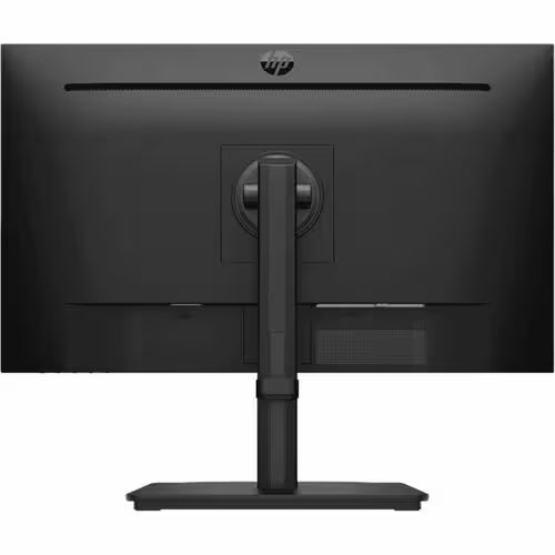 HP Series 3 Pro 27-inch FHD monitor, rear view with HP logo and central stand