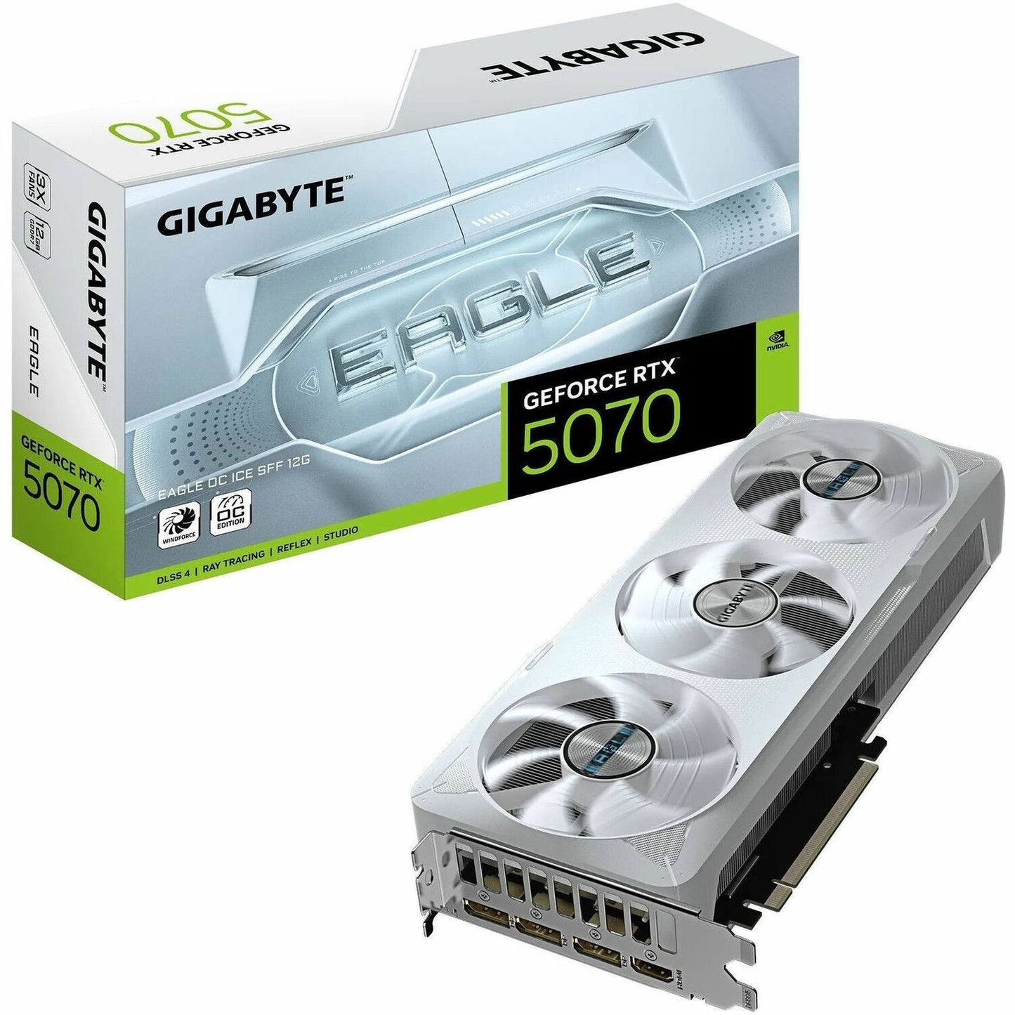 GIGABYTE GeForce RTX 5070 EAGLE OC ICE SFF 12G Graphics Card