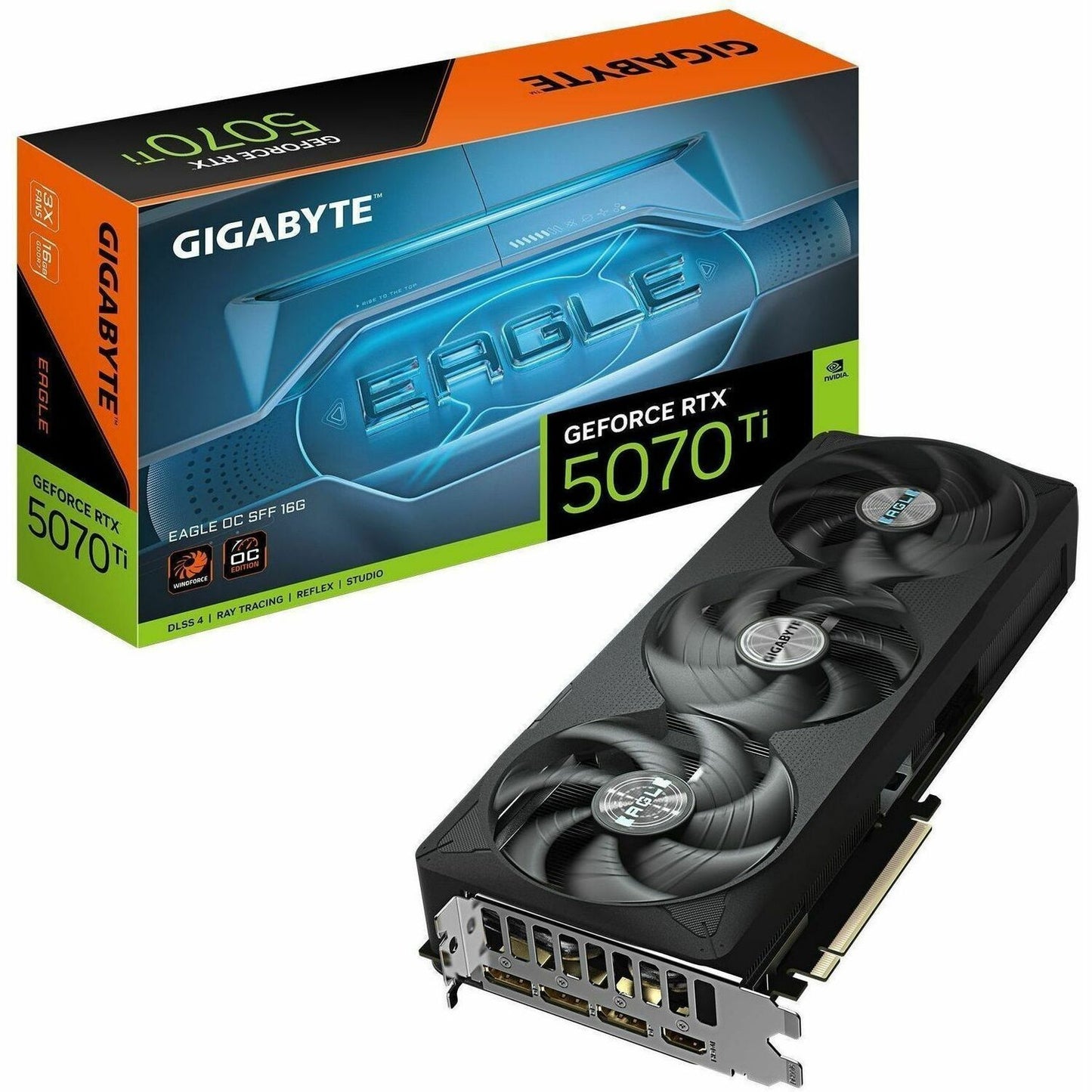 GIGABYTE NVIDIA GeForce RTX 5070 Ti Eagle OC SFF Graphic Card - 16 GB GDDR7