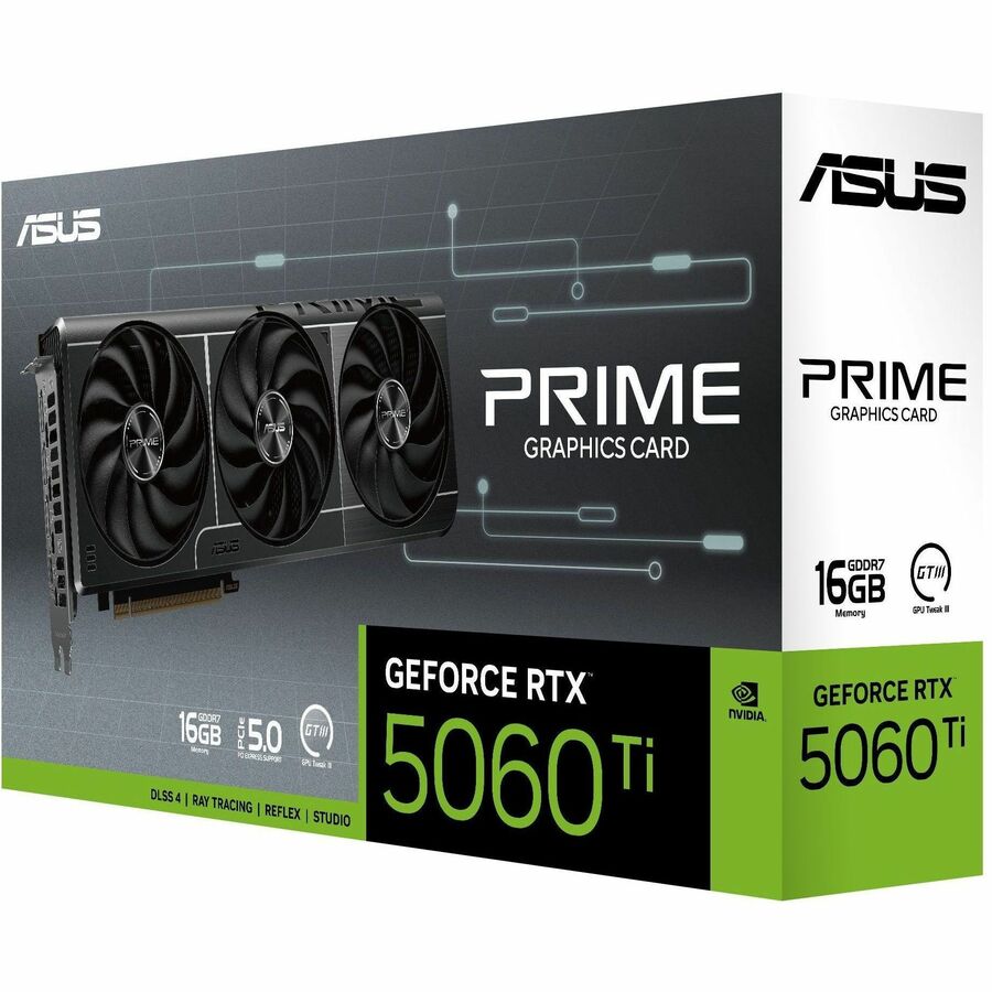ASUS NVIDIA GeForce RTX 5060 Ti Graphic Card - 16 GB GDDR7 - PRIME