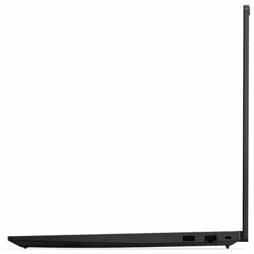 ThinkPad E16 Gen 3 laptop side view with ports along the bottom edge