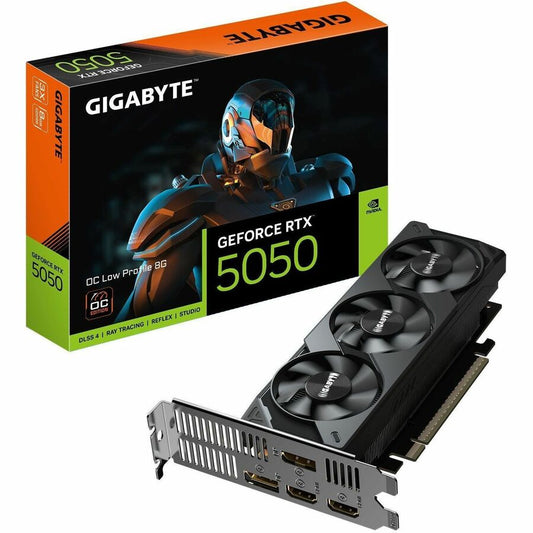 GIGABYTE GeForce RTX 5050 low profile 8G graphics card box