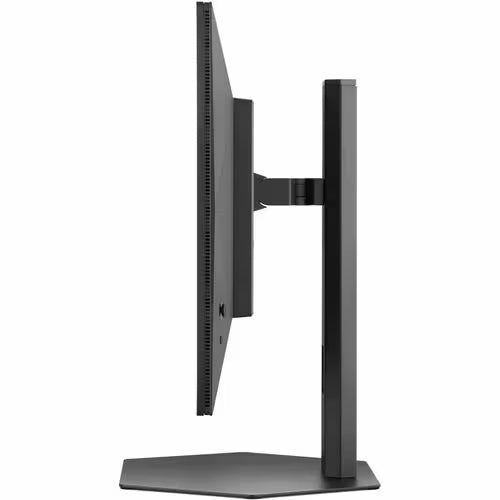 ViewSonic 27" gaming monitor side profile with slim bezel and stand base