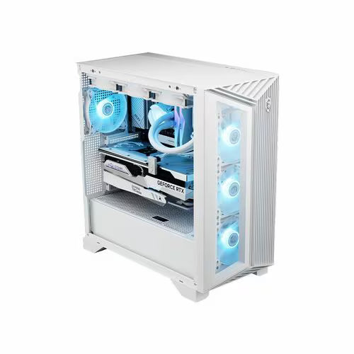 MSI Aegis RS2 AI Gaming Desktop PC – Core Ultra 7 270K Plus, RTX 5060 Ti 8GB, 16GB DDR5, 2TB NVMe, 360mm Liquid Cooling, White (A2NVM7-2227US)